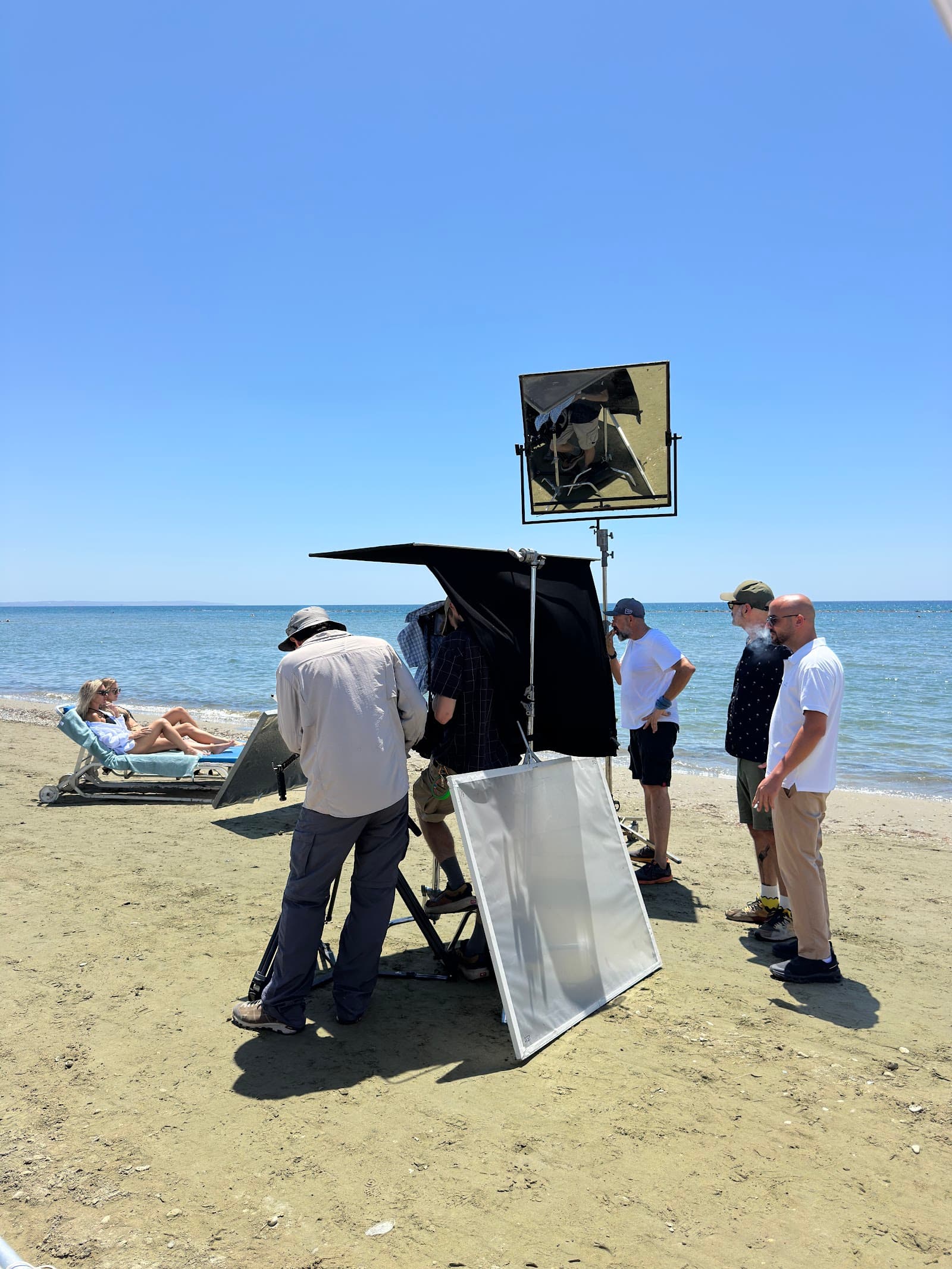 Kamera på stranden